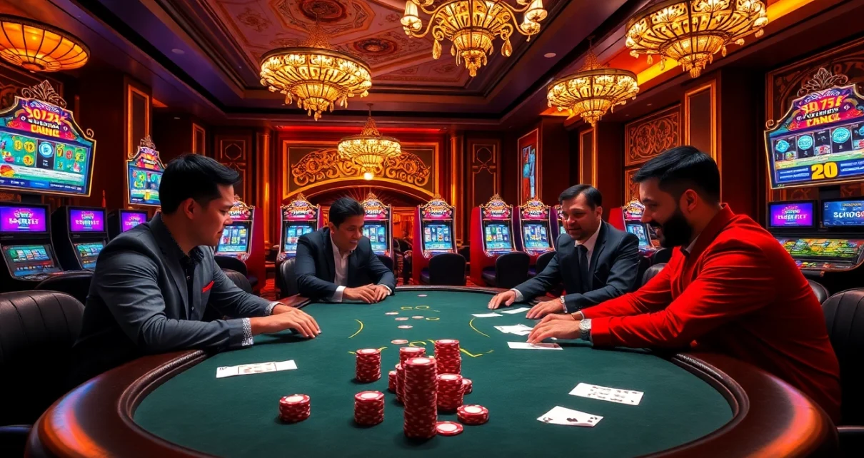 Engage in high-stakes poker at 88i with vibrant gameplay and luxurious casino ambiance.