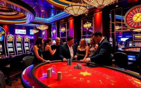 Experience the excitement of 789CLUB with players engaging in high-stakes blackjack and vibrant slot machines.
