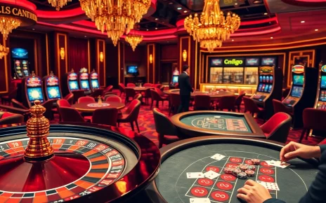 BK8 เว็บตรง casino players engaging in exciting games at luxurious tables and slots.