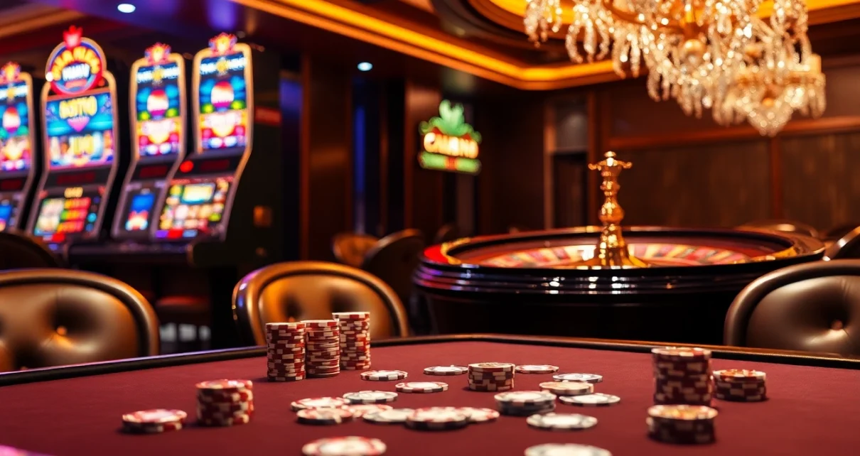 Experience the excitement of gambling at https://xx88.promo/ while playing on a luxurious casino table.