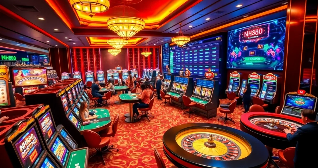 Experience thrilling gameplay at the nh88 casino with dynamic slot machines and poker tables.