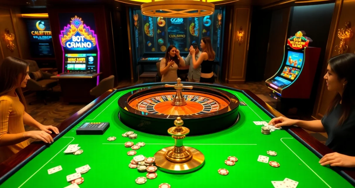 Experience the thrill of high-stakes gameplay at GG88's luxurious casino tables.