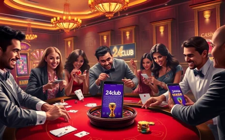Người chơi đang tận hưởng các trò chơi đầy cảm xúc tại 24kclub, thể hiện sự hứng khởi trên các bàn casino.