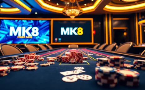 Betting excitement on a luxury table with MK8 branding at https://mk8th.net/ is captivating both casual and experienced gamblers.