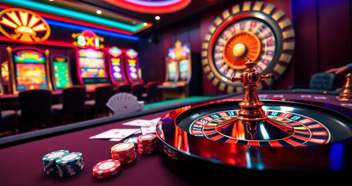 Experience the thrill of playing high-stakes games at 88i casino, featuring vibrant cards and chips.