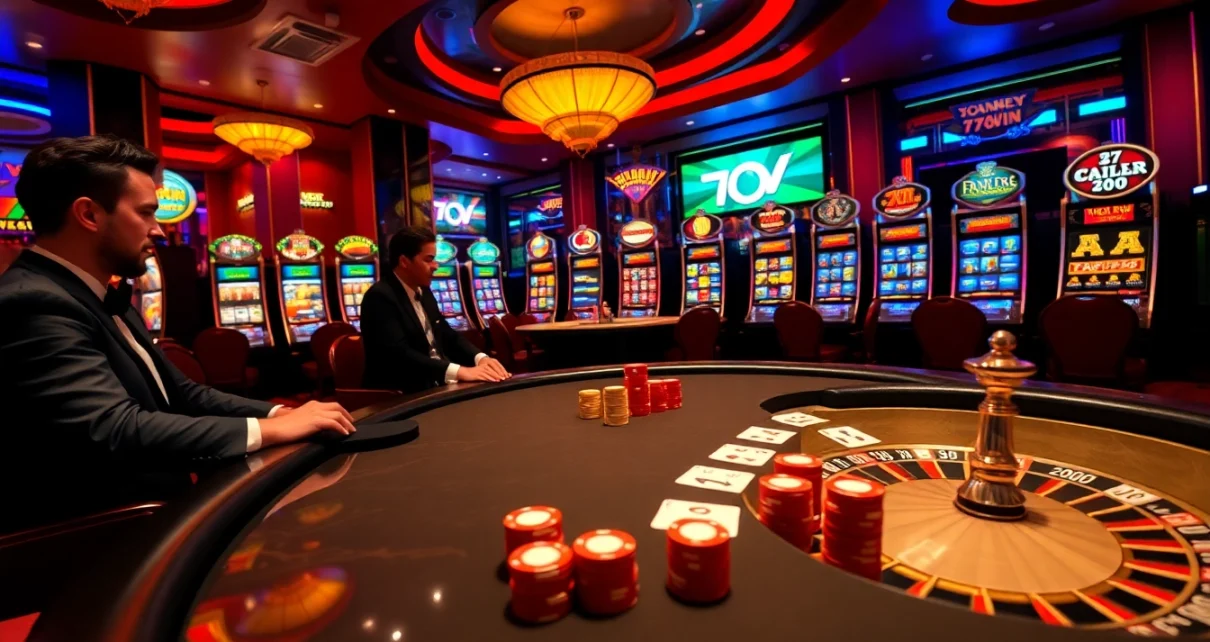 Experience the excitement of 789WIN with intense poker gameplay and vibrant casino ambiance.